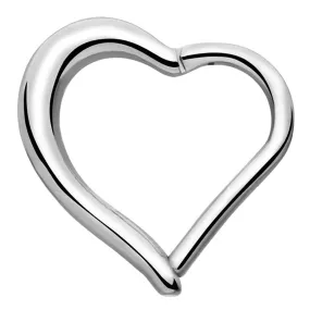 16G Cartilage Heart Clicker Daith Rook Helix Hoop