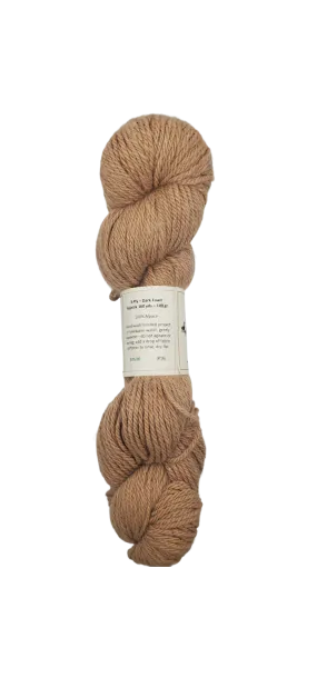 3 Ply Dark Beige Alpaca-Yarn (100%) SKU 16
