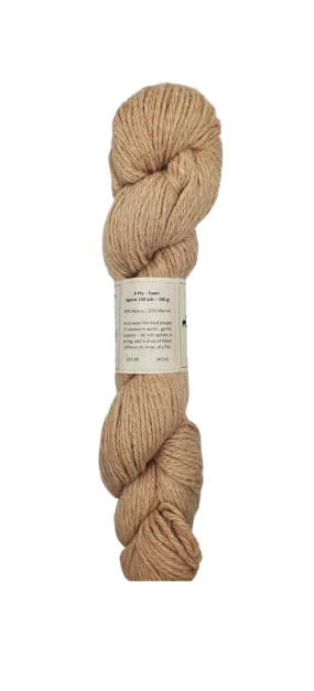 4 Ply Beige Alpaca-Yarn 80%, Merino 20% SKU 224