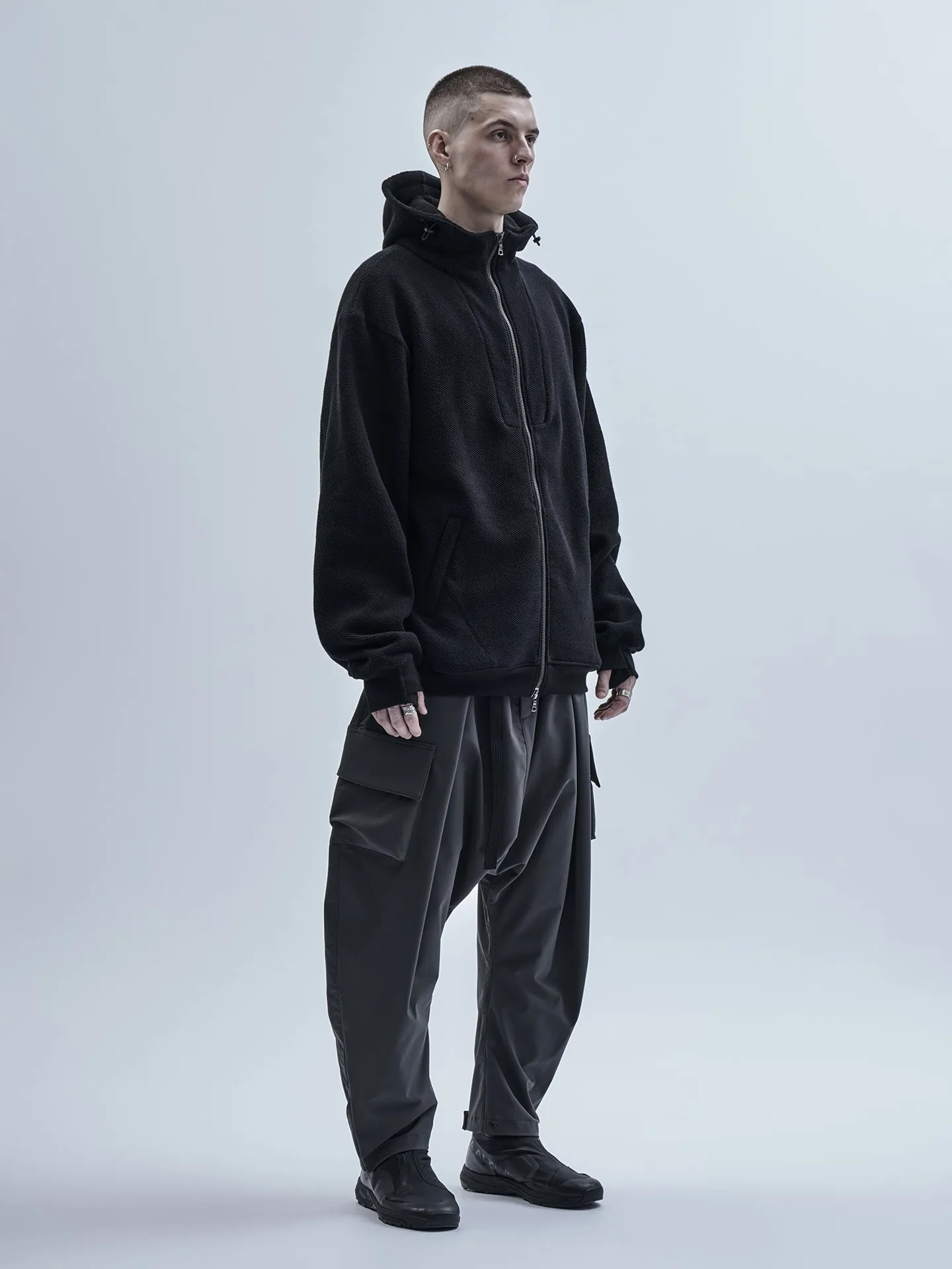 aldatze cargo pants schoeller dryskin iron grey