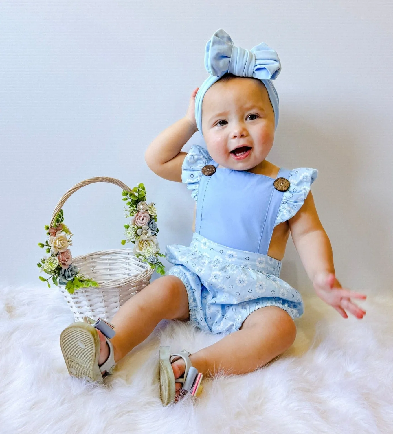 ANISA BUTTON ROMPER