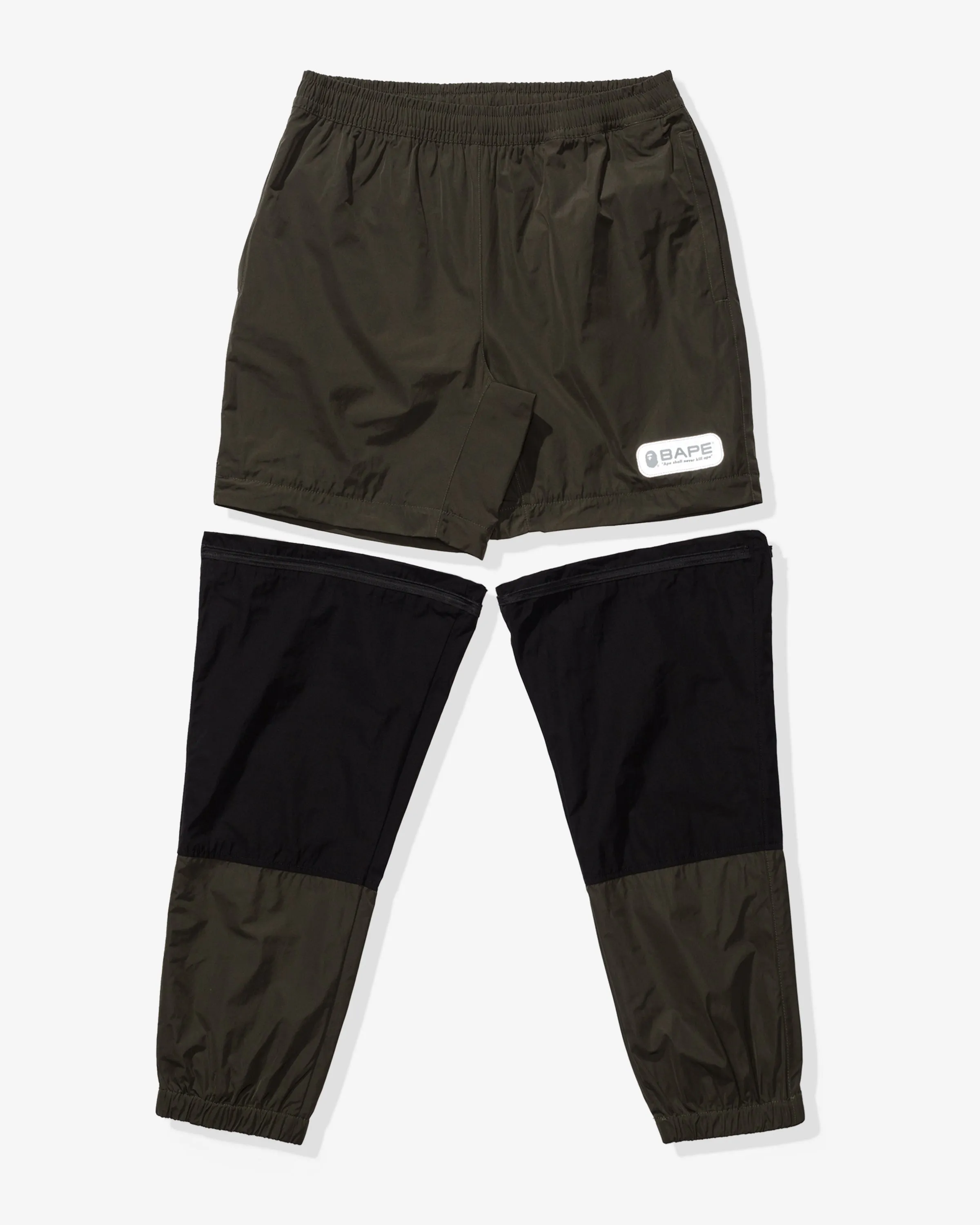 BAPE DETACHABLE LEGS PANTS - GREEN