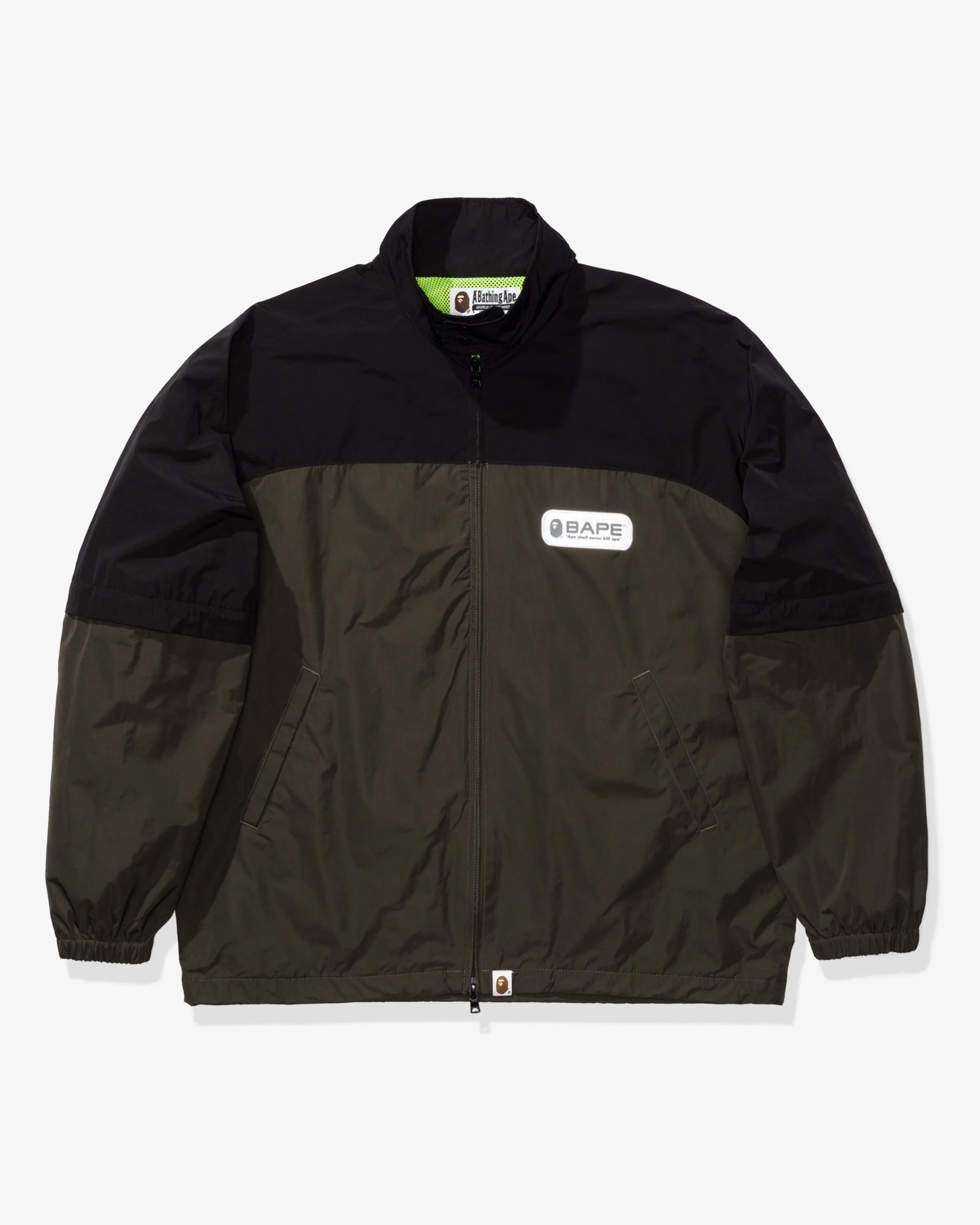 BAPE DETACHABLE SLEEVE JACKET - GREEN