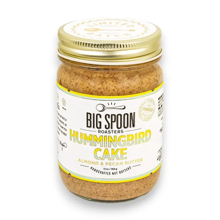 BIG SPOON ROASTERS - HUMMINGBIRD CAKE ALMOND & PECAN BUTTER LIMITED EDITION