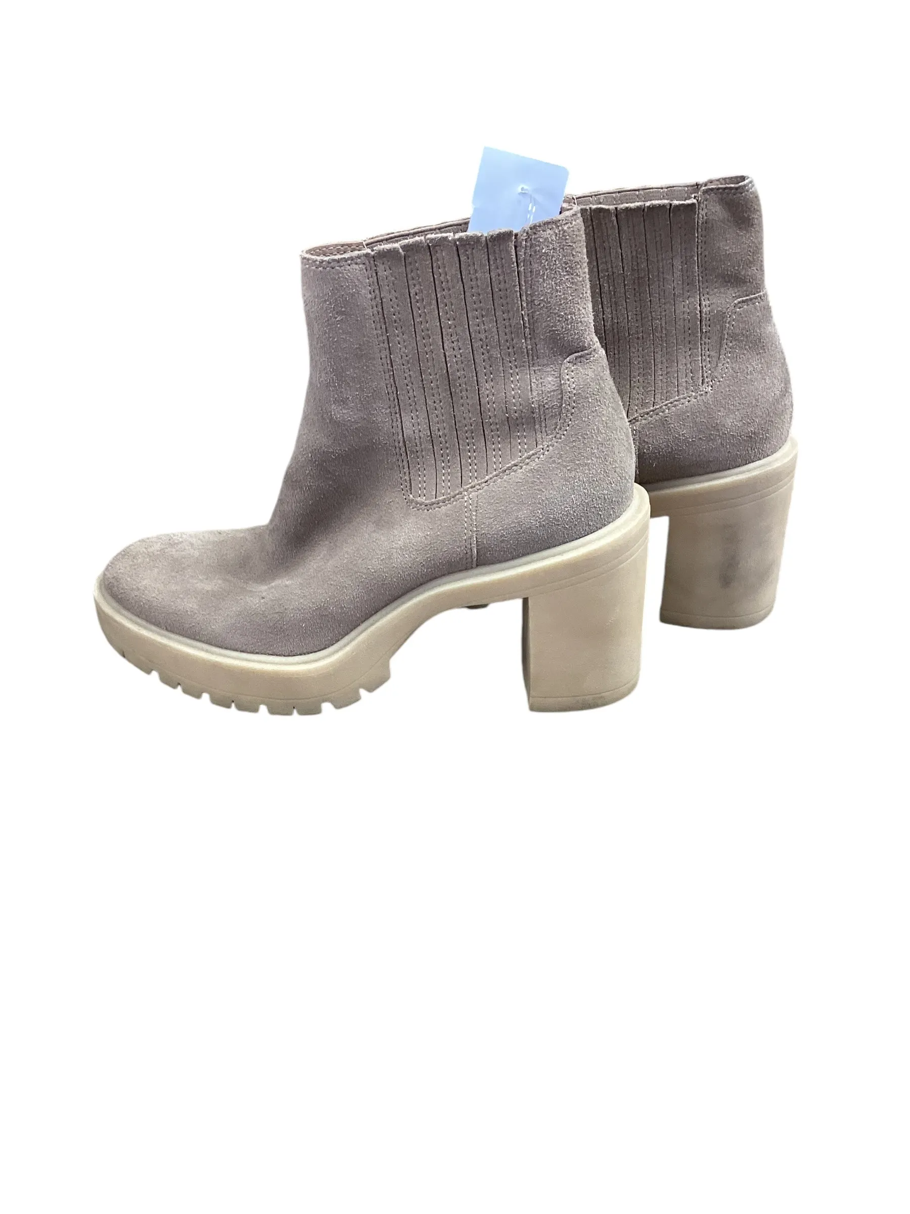 Boots Ankle Heels By Dolce Vita In Beige, Size: 8