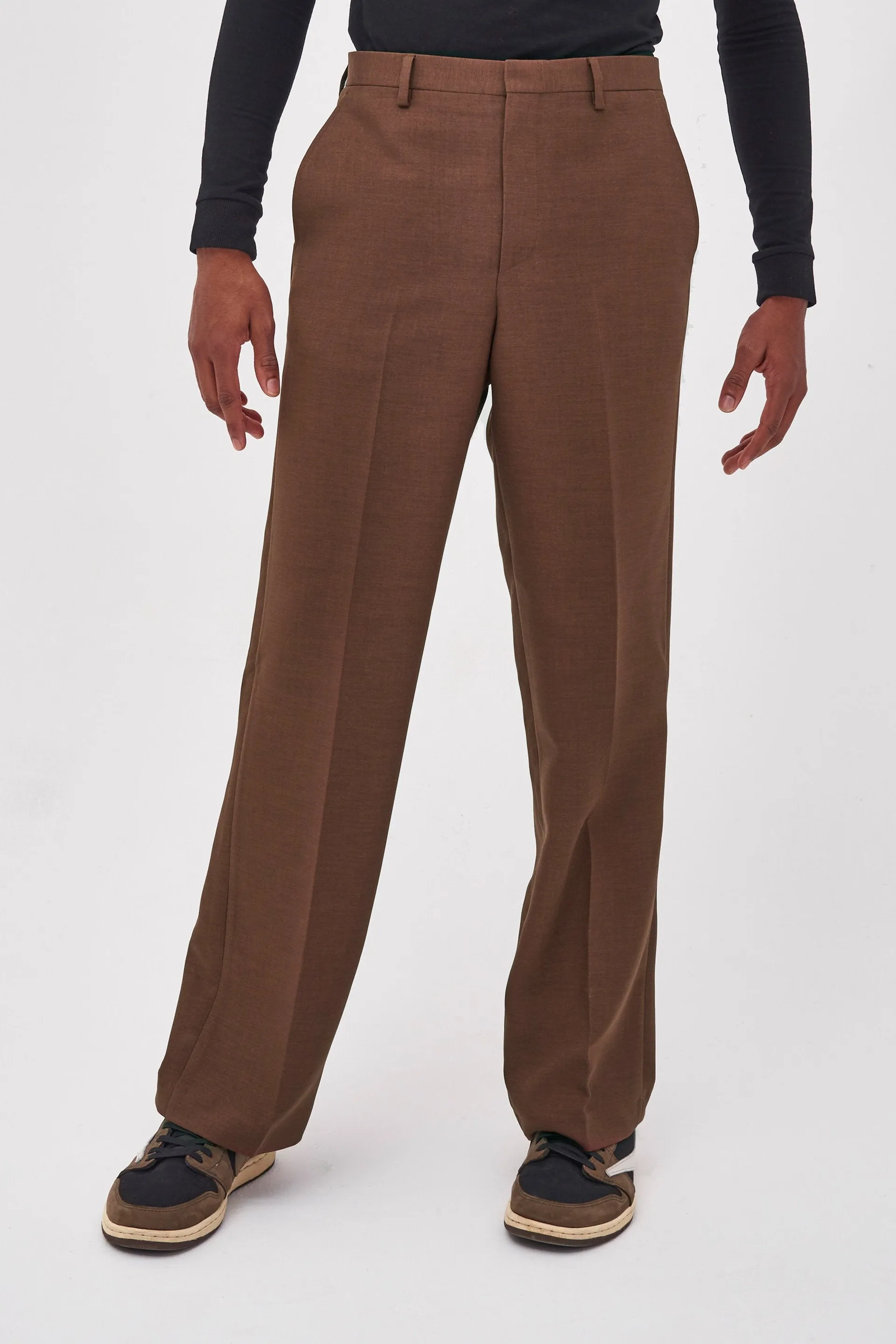 Chocolate Brown Wide Fit Trouser
