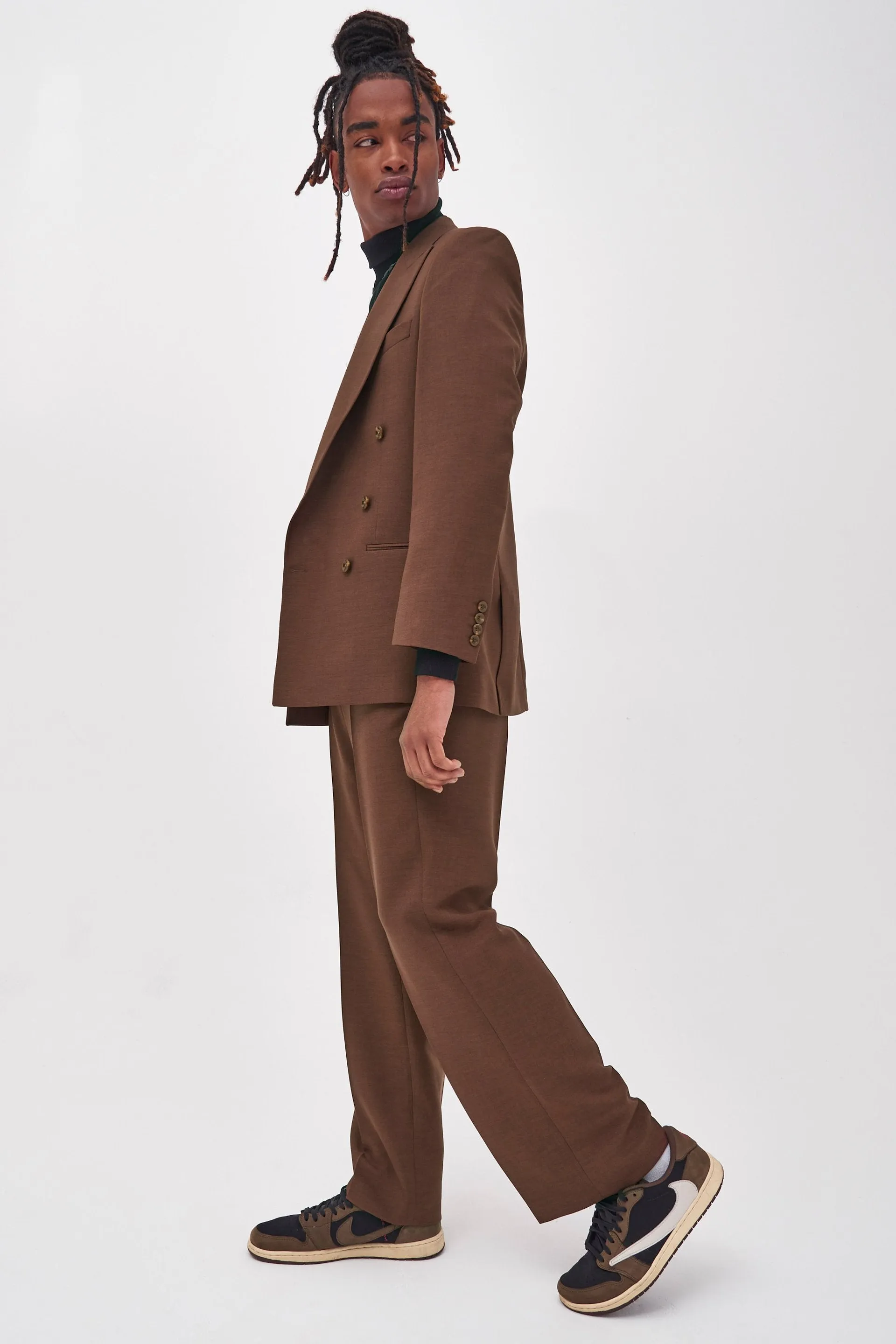 Chocolate Brown Wide Fit Trouser