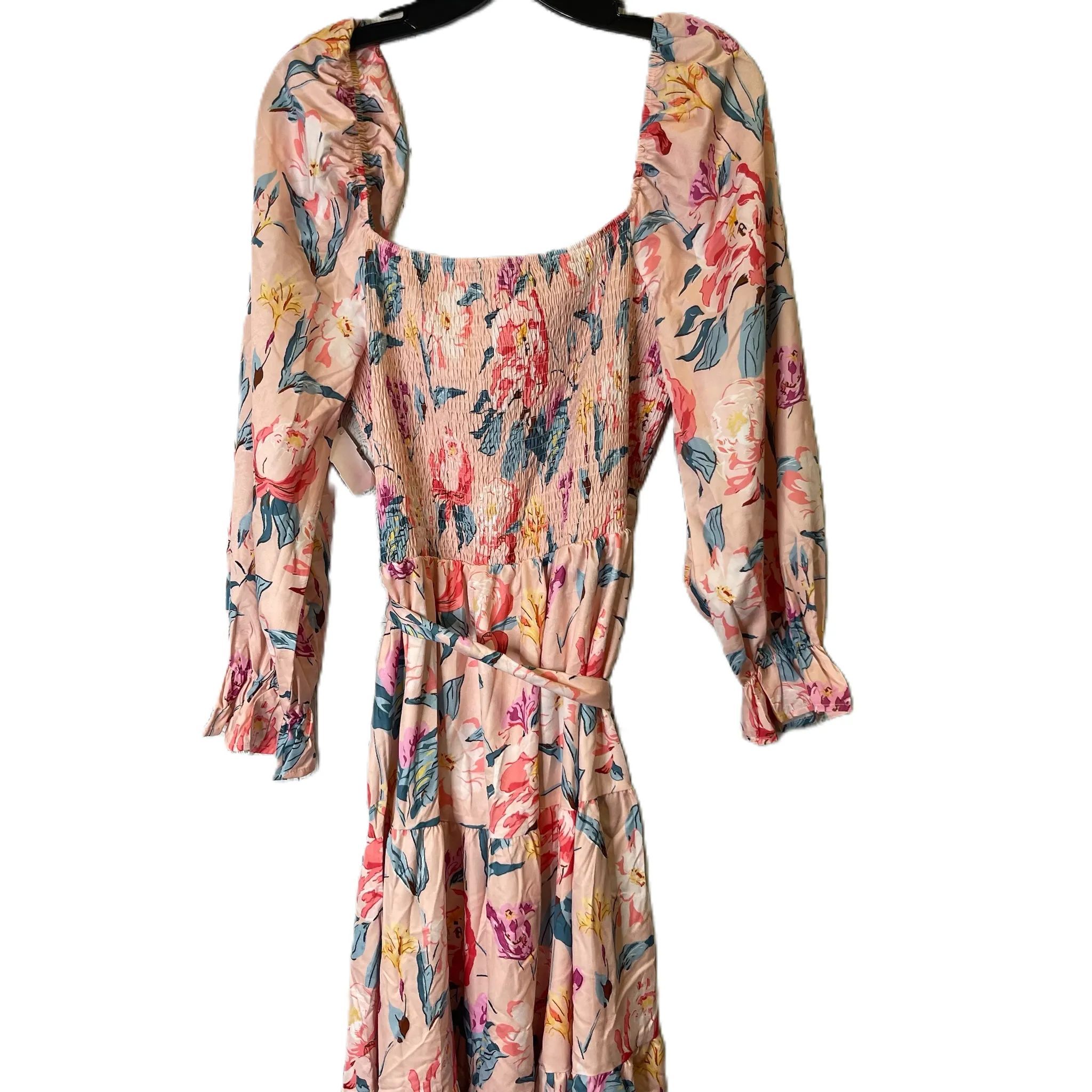 Dress Casual Midi By Clothes Mentor In Pink, Size: Xl