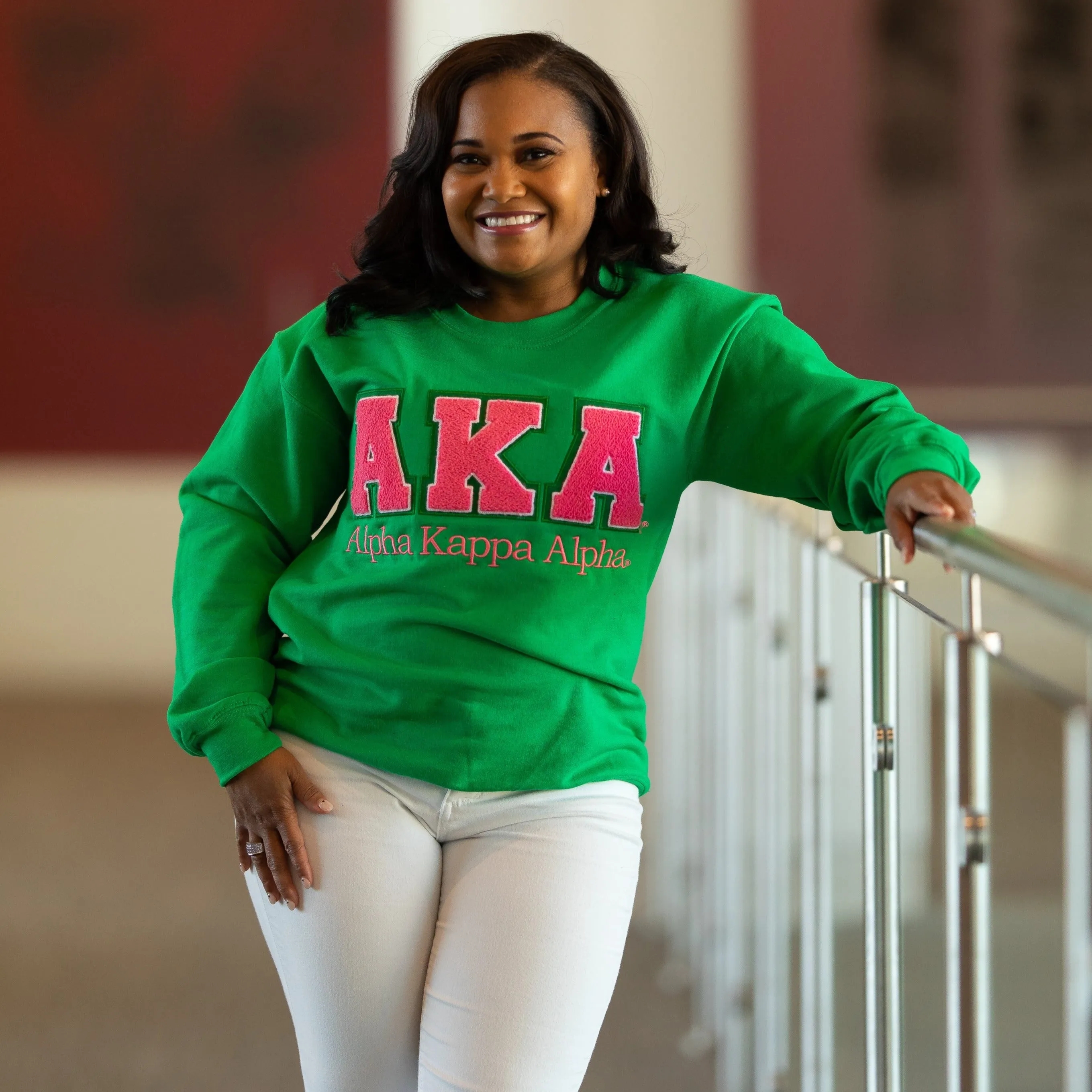 Green Vintage AKA Sweatshirt (Unisex Sizing)