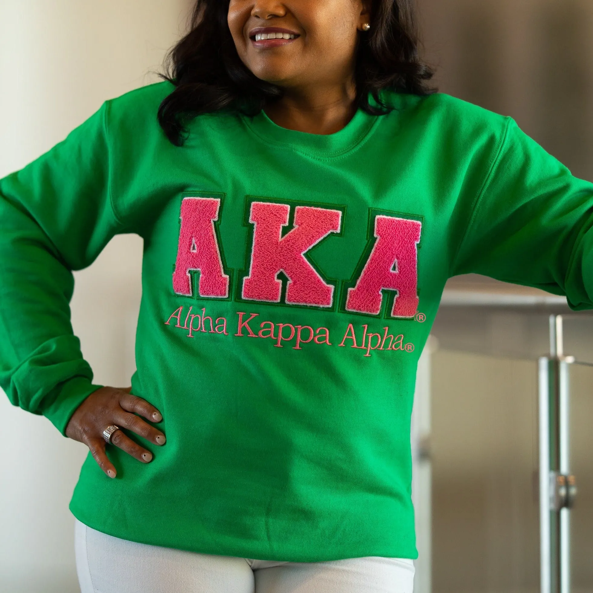 Green Vintage AKA Sweatshirt (Unisex Sizing)