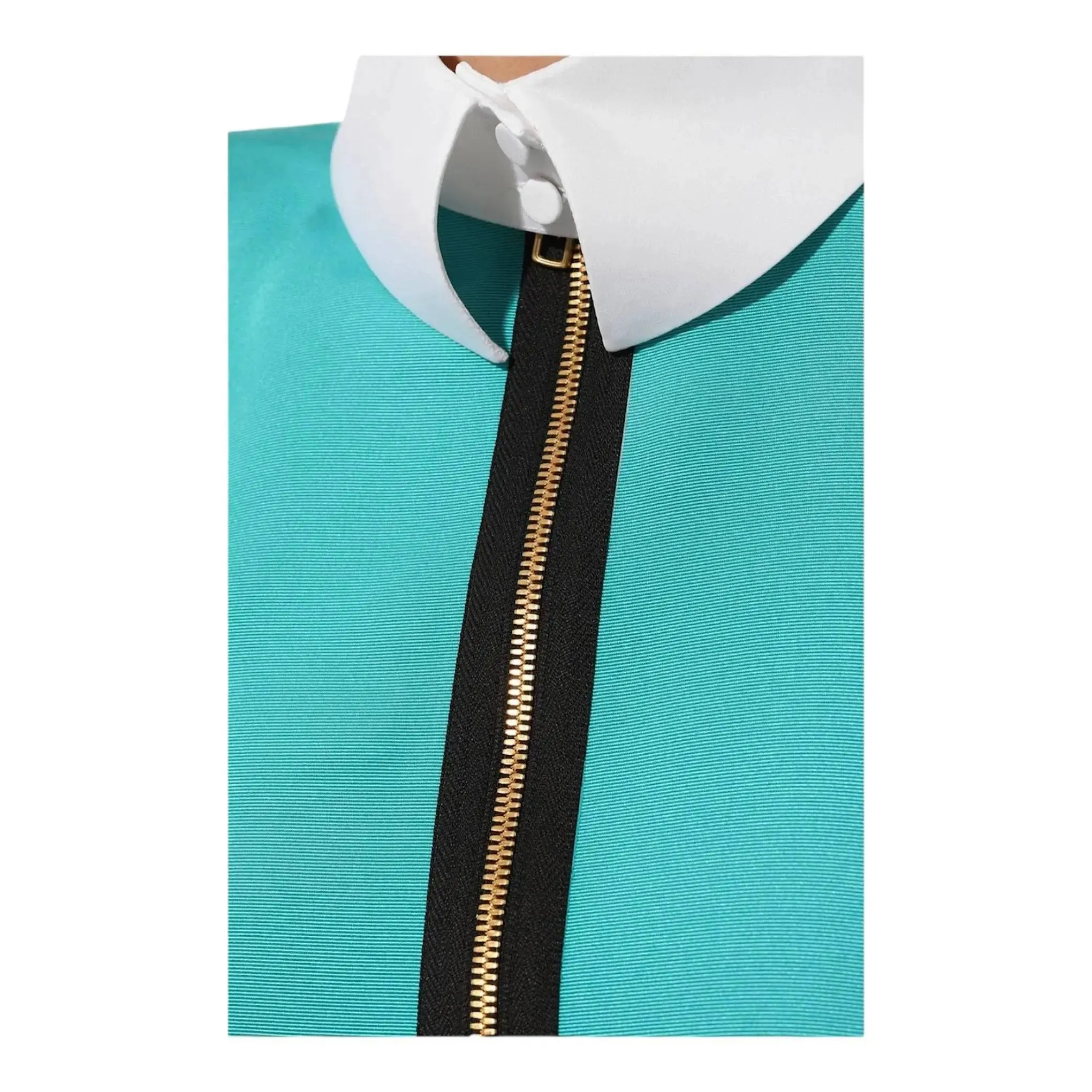 Gucci Detachable Collar Silk Faille Shirt