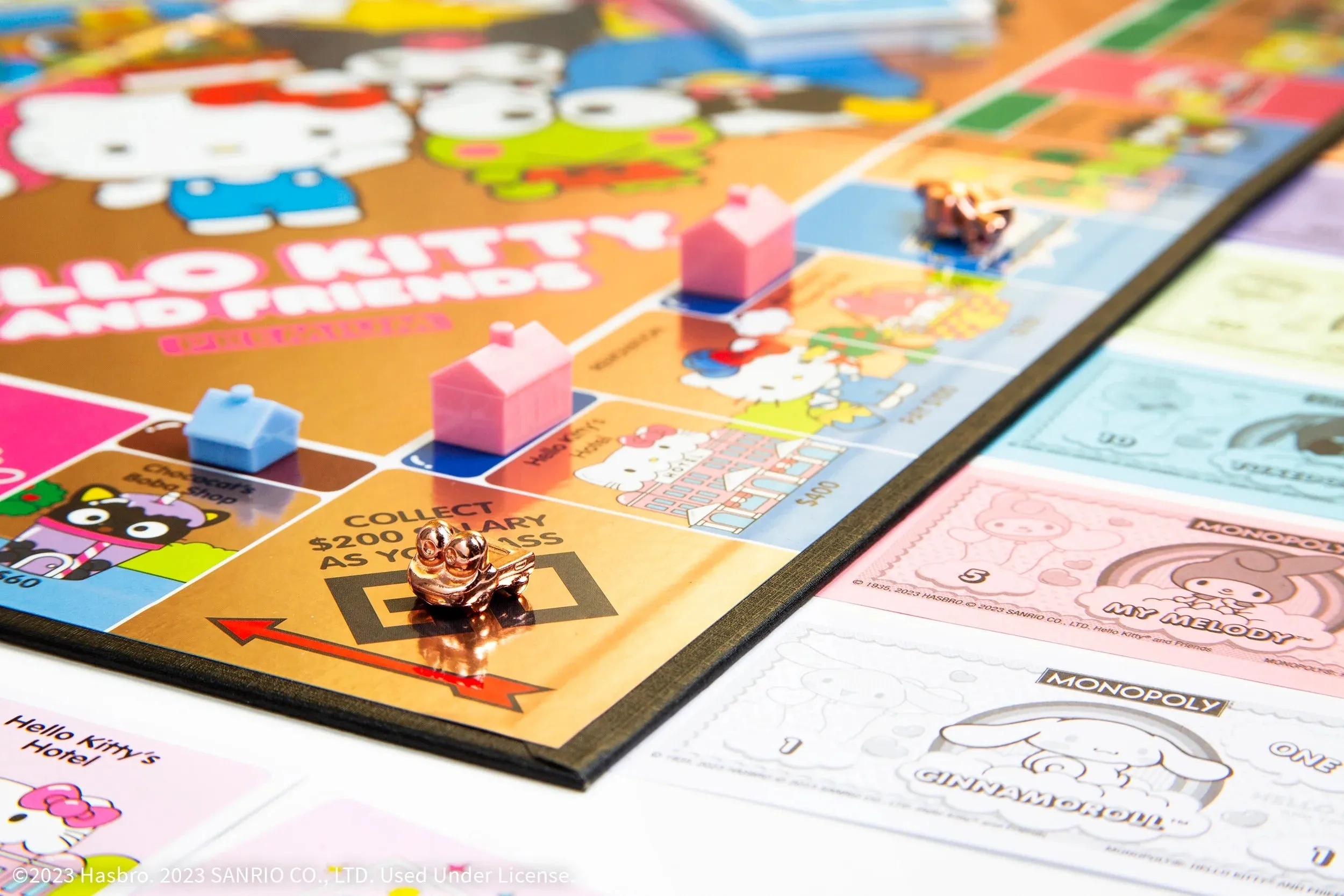 Hello Kitty & Friends Monopoly Board Game (Rose Gold Premium Edition)