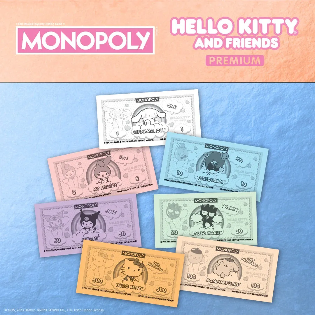Hello Kitty & Friends Monopoly Board Game (Rose Gold Premium Edition)
