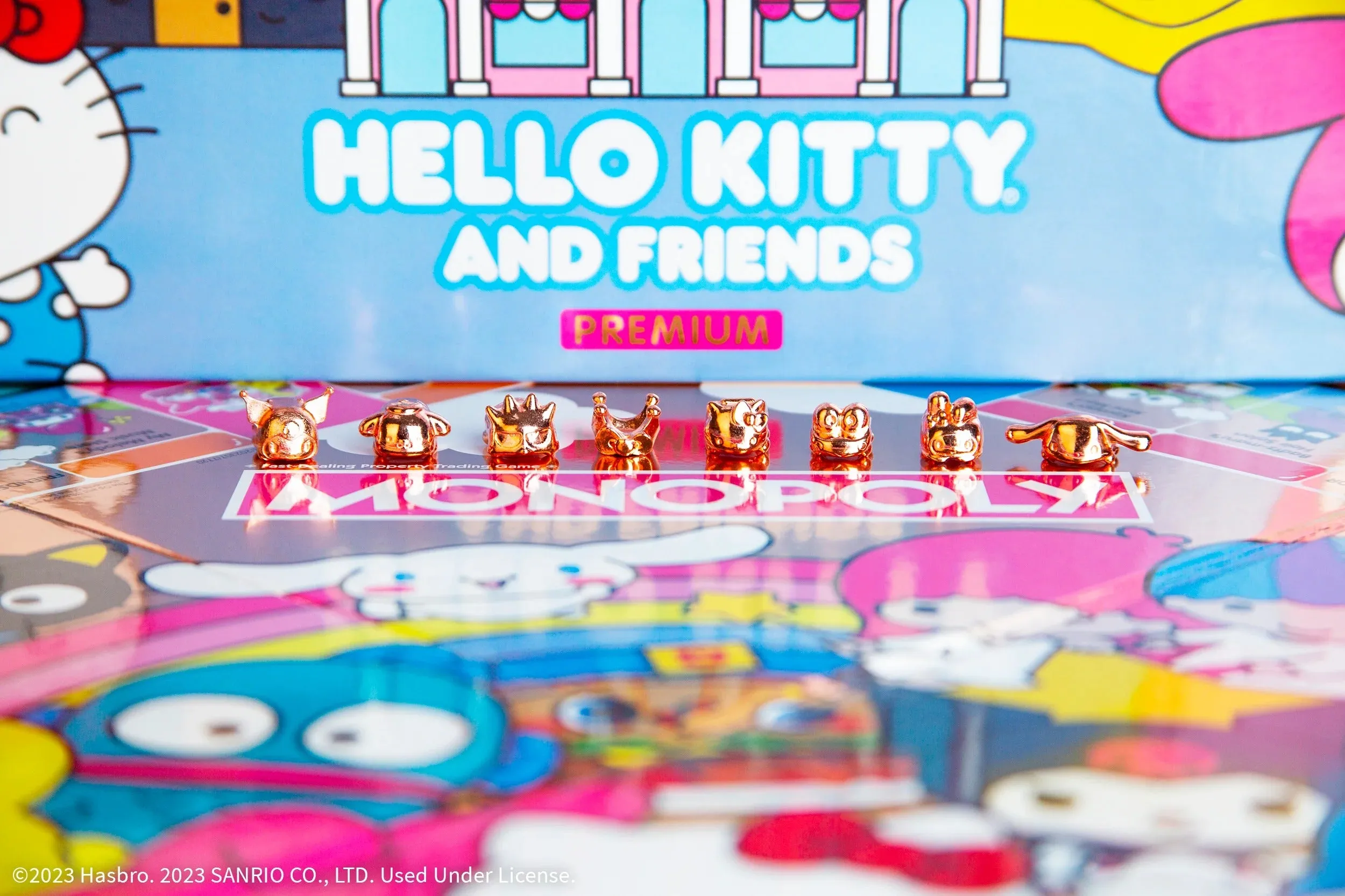 Hello Kitty & Friends Monopoly Board Game (Rose Gold Premium Edition)