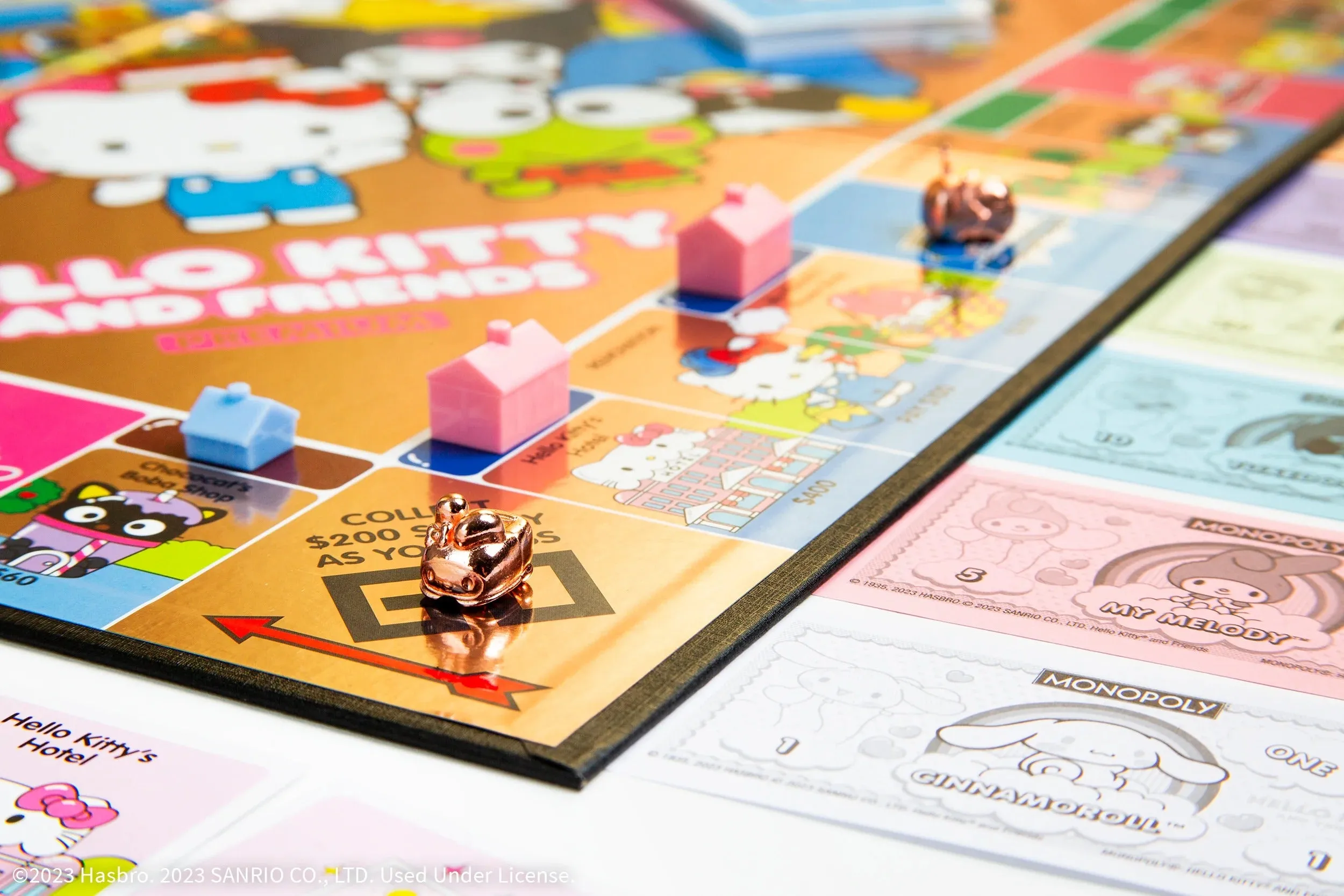 Hello Kitty & Friends Monopoly Board Game (Rose Gold Premium Edition)