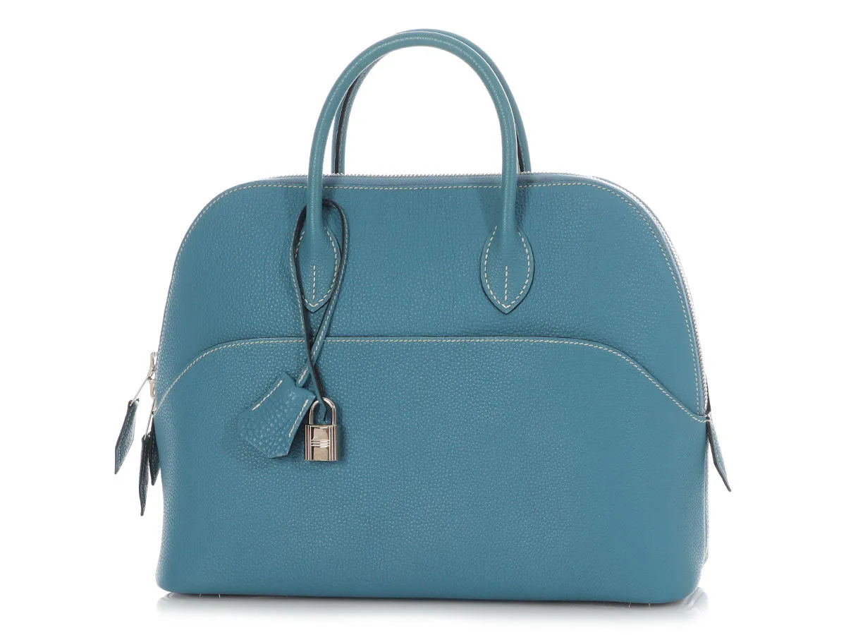 Hermès Blue Jean Clémence Web Bolide 31