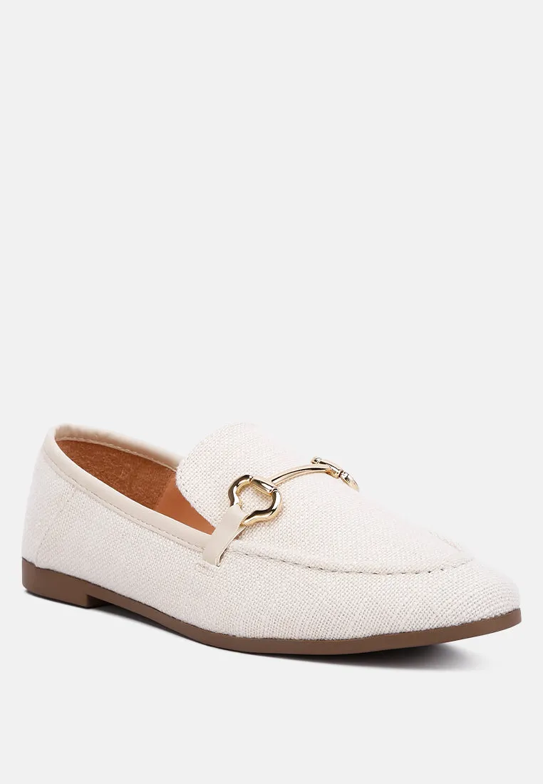 Horsebit Canvas Loafers By Ruw
