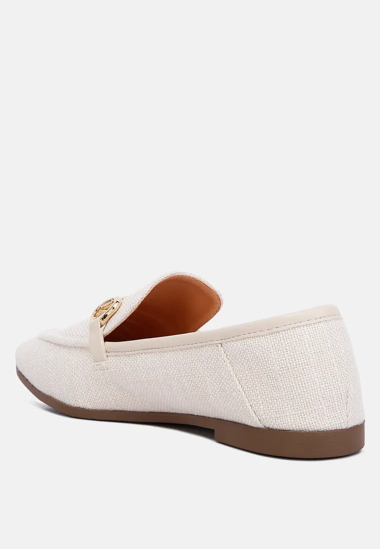 Horsebit Canvas Loafers By Ruw