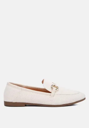Horsebit Canvas Loafers By Ruw