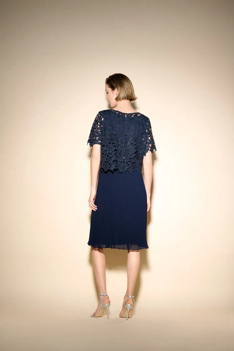 Joseph Ribkoff - 233707 Lace Pleat Dress