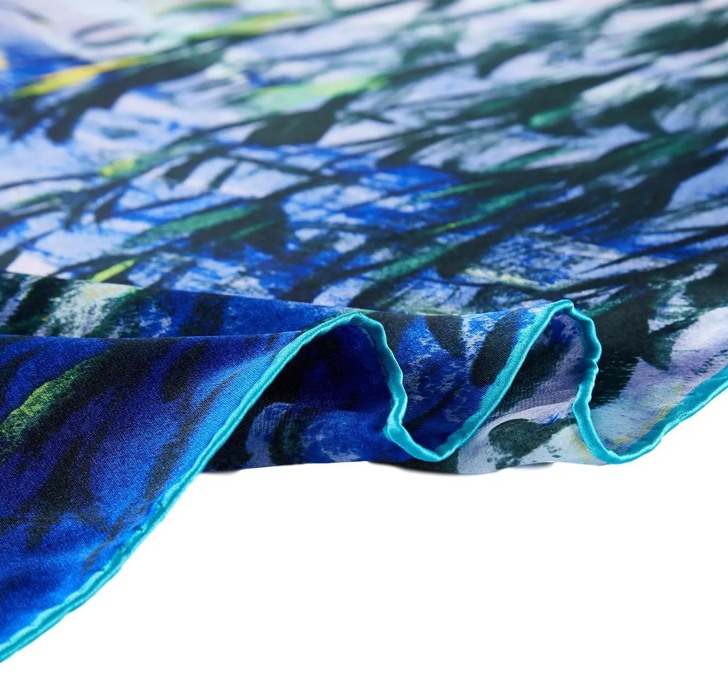 Large Square Silk Scarf Classic Painting Waterlilies by Monet SZD214