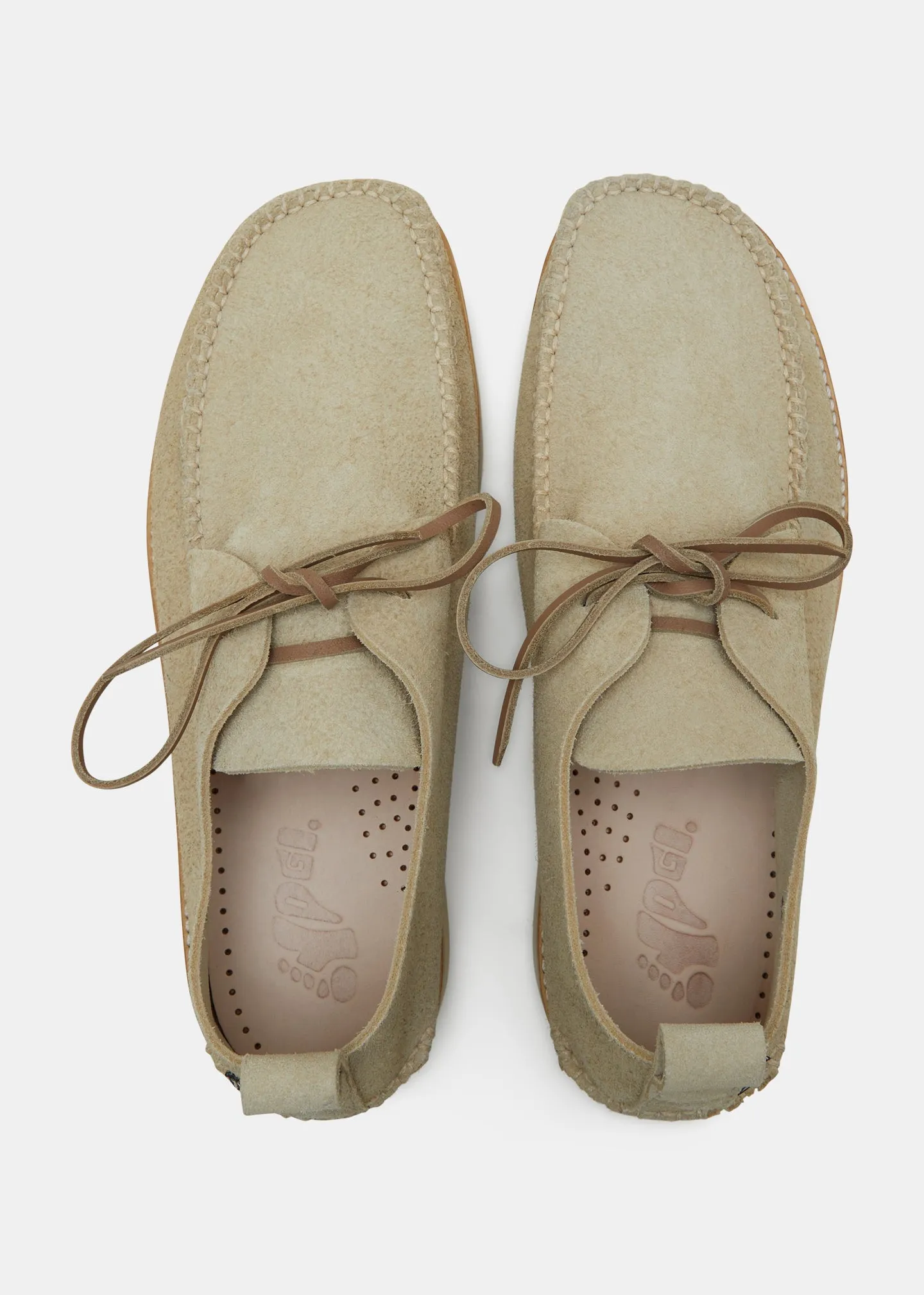 Lawson III Suede Moccasin Shoe On EVA Outsole - Hairy Sand