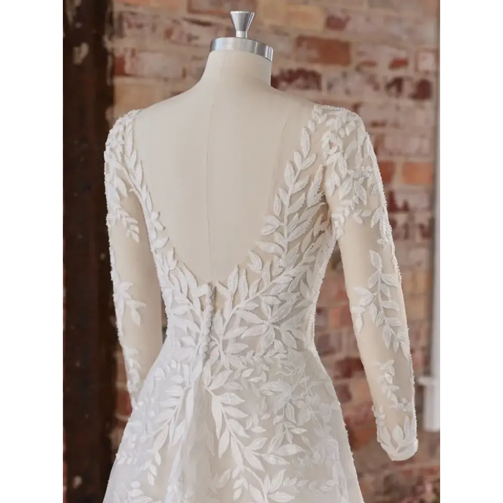 Maggie Sottero Fern Detachable Long Sleeves