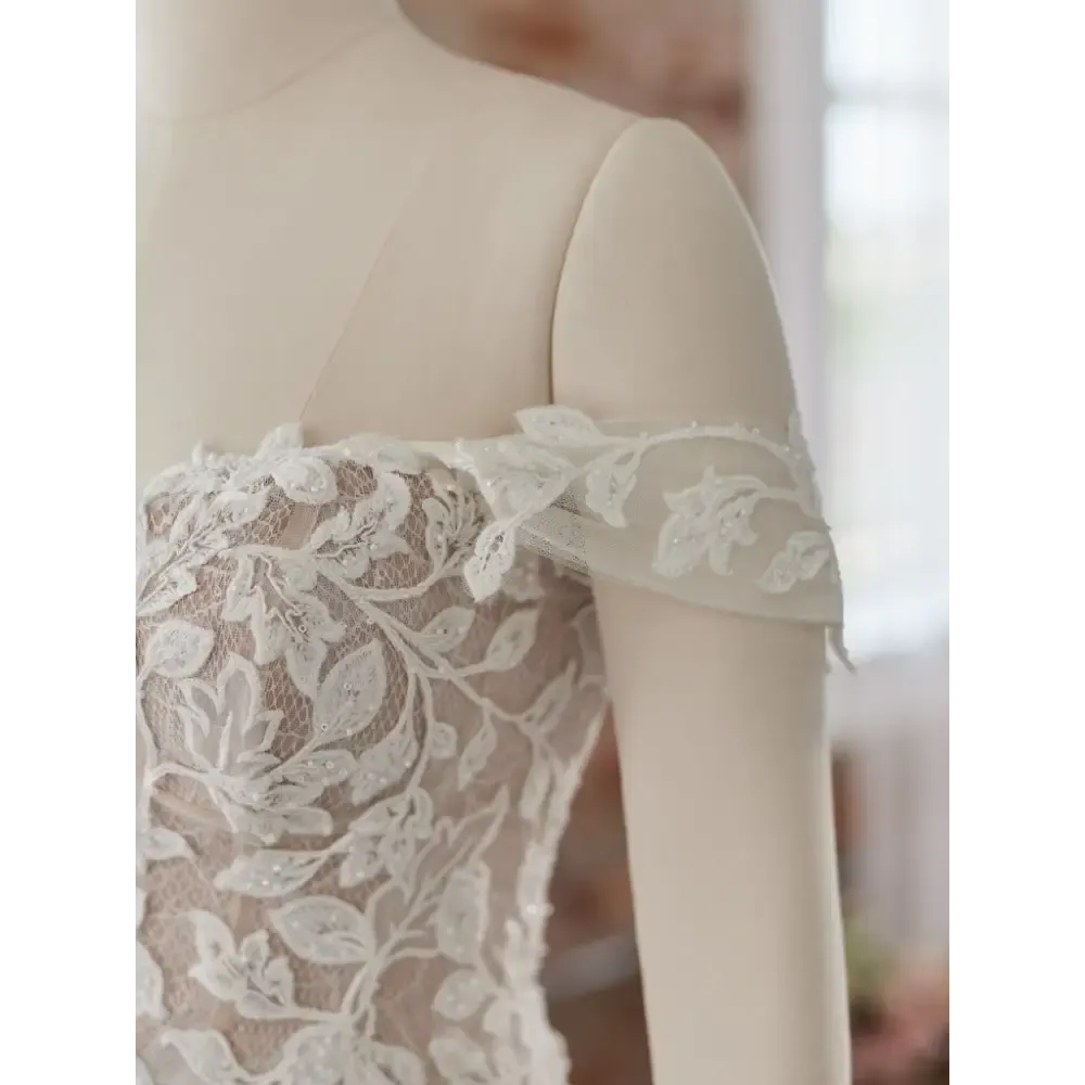Maggie Sottero Ivy Detachable Cap Sleeves