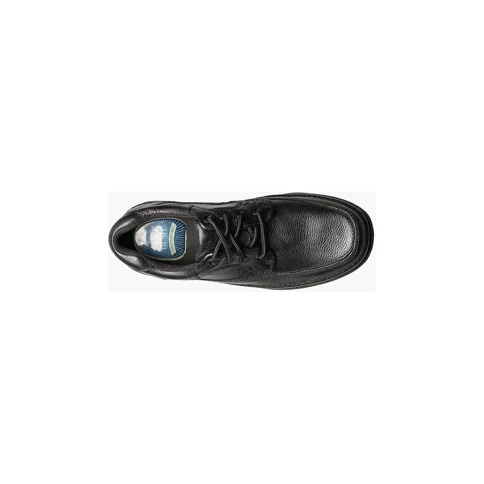 Nunn Bush Cameron Moc Toe Oxford Shoes Lightweight Black Tumbled 83890-78