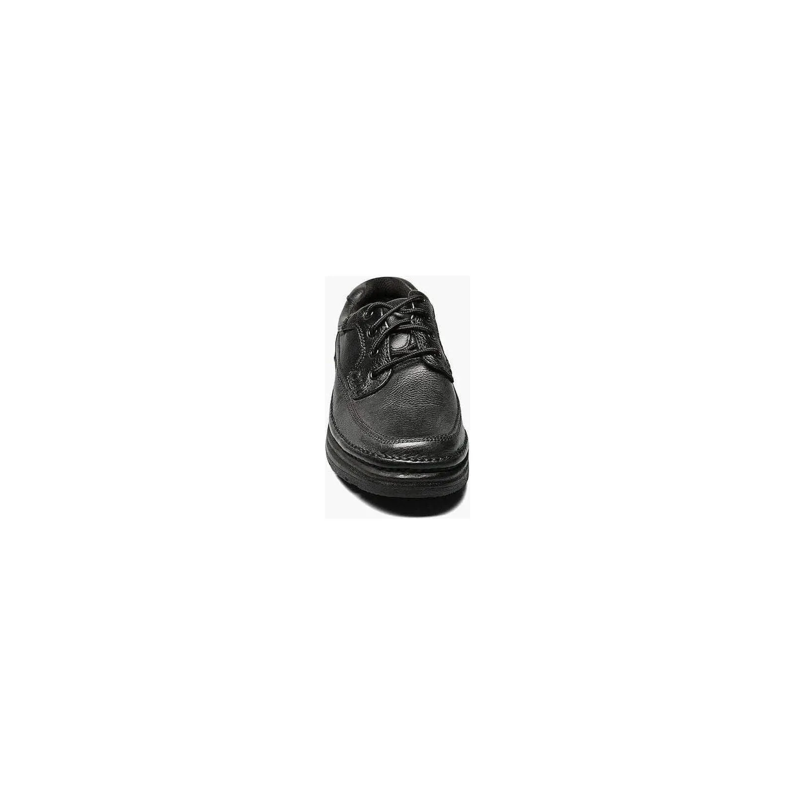 Nunn Bush Cameron Moc Toe Oxford Shoes Lightweight Black Tumbled 83890-78