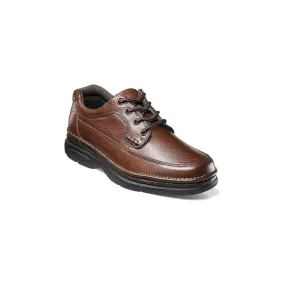 Nunn Bush Cameron Moc Toe Oxford Shoes Lightweight Brown Tumbled 83890-64
