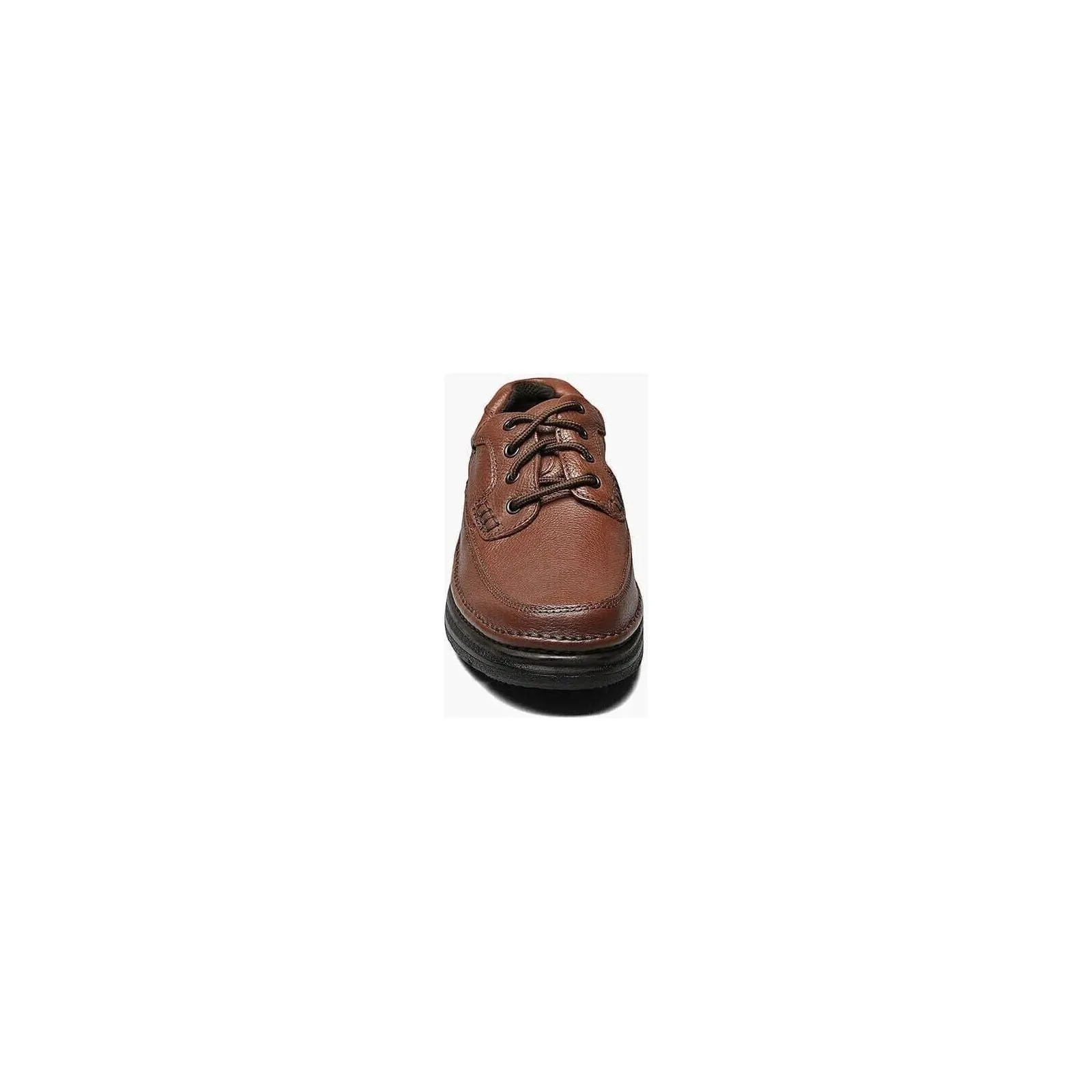 Nunn Bush Cameron Moc Toe Oxford Shoes Lightweight Brown Tumbled 83890-64