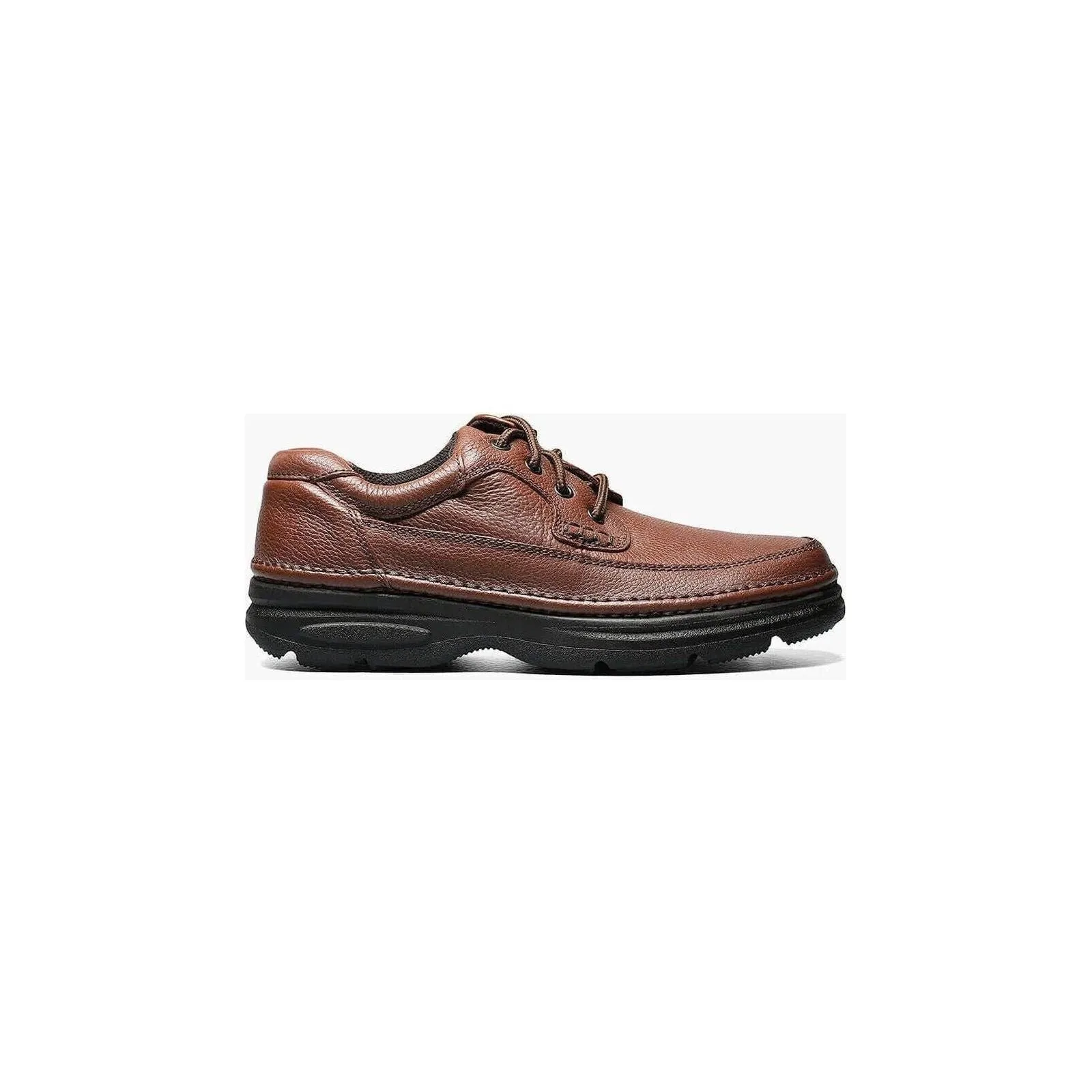 Nunn Bush Cameron Moc Toe Oxford Shoes Lightweight Brown Tumbled 83890-64