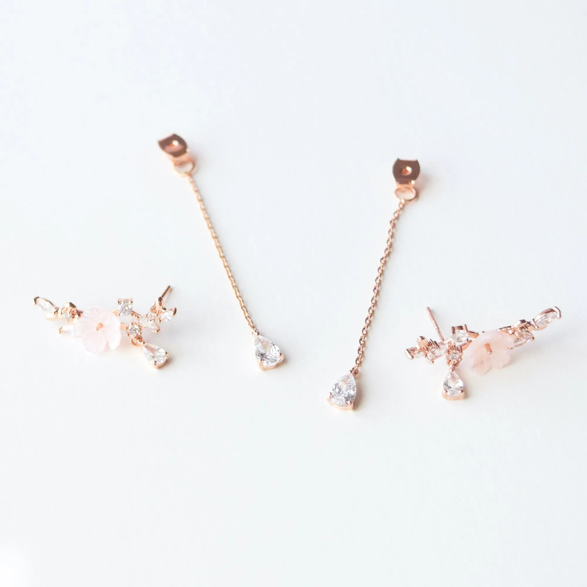 Pink Sakura Blooming Earrings
