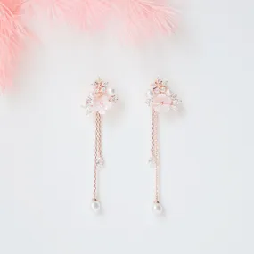 Pink Sakura Blushing Earrings