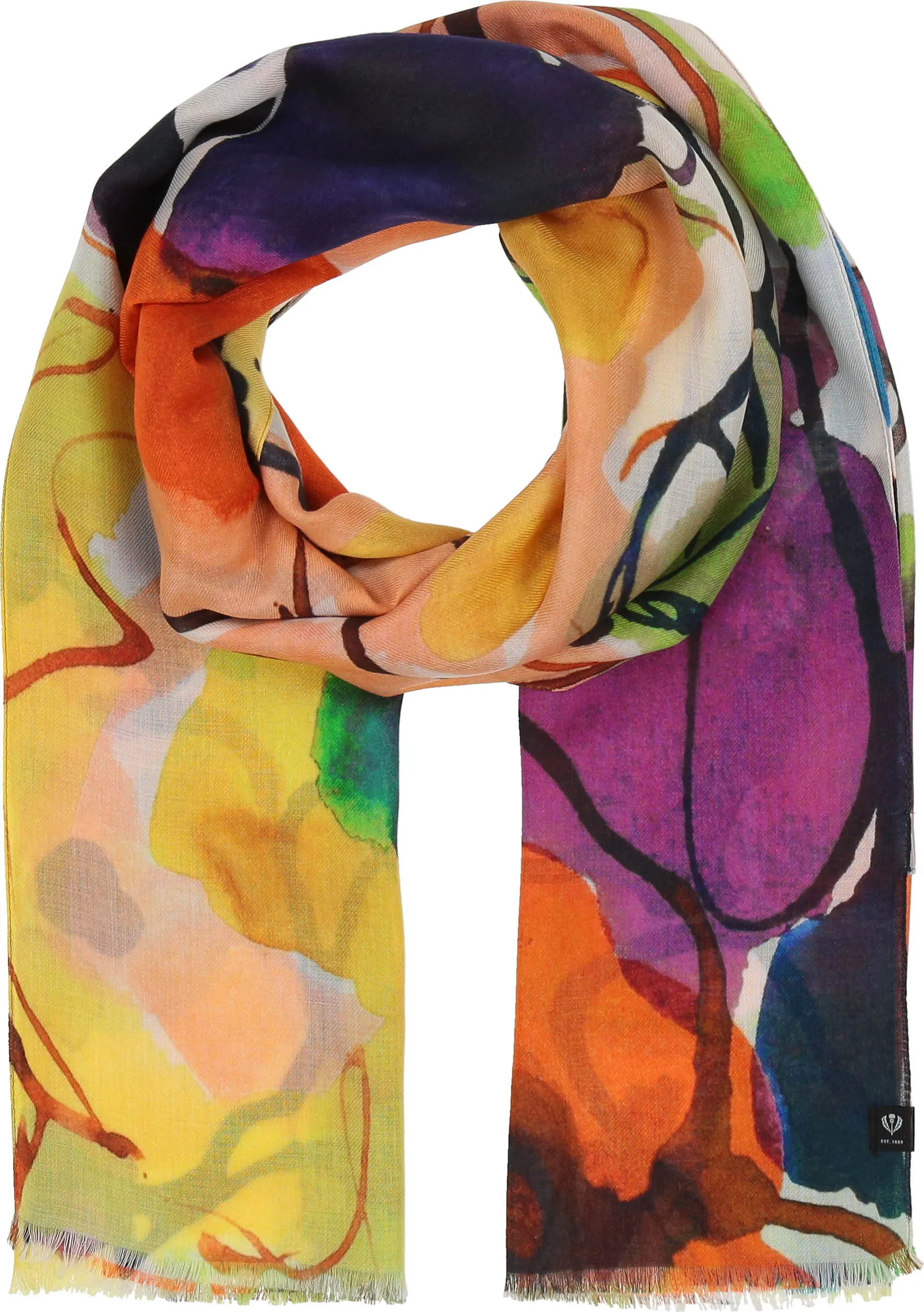 Sustainability Edition Exploded Floral Scarf