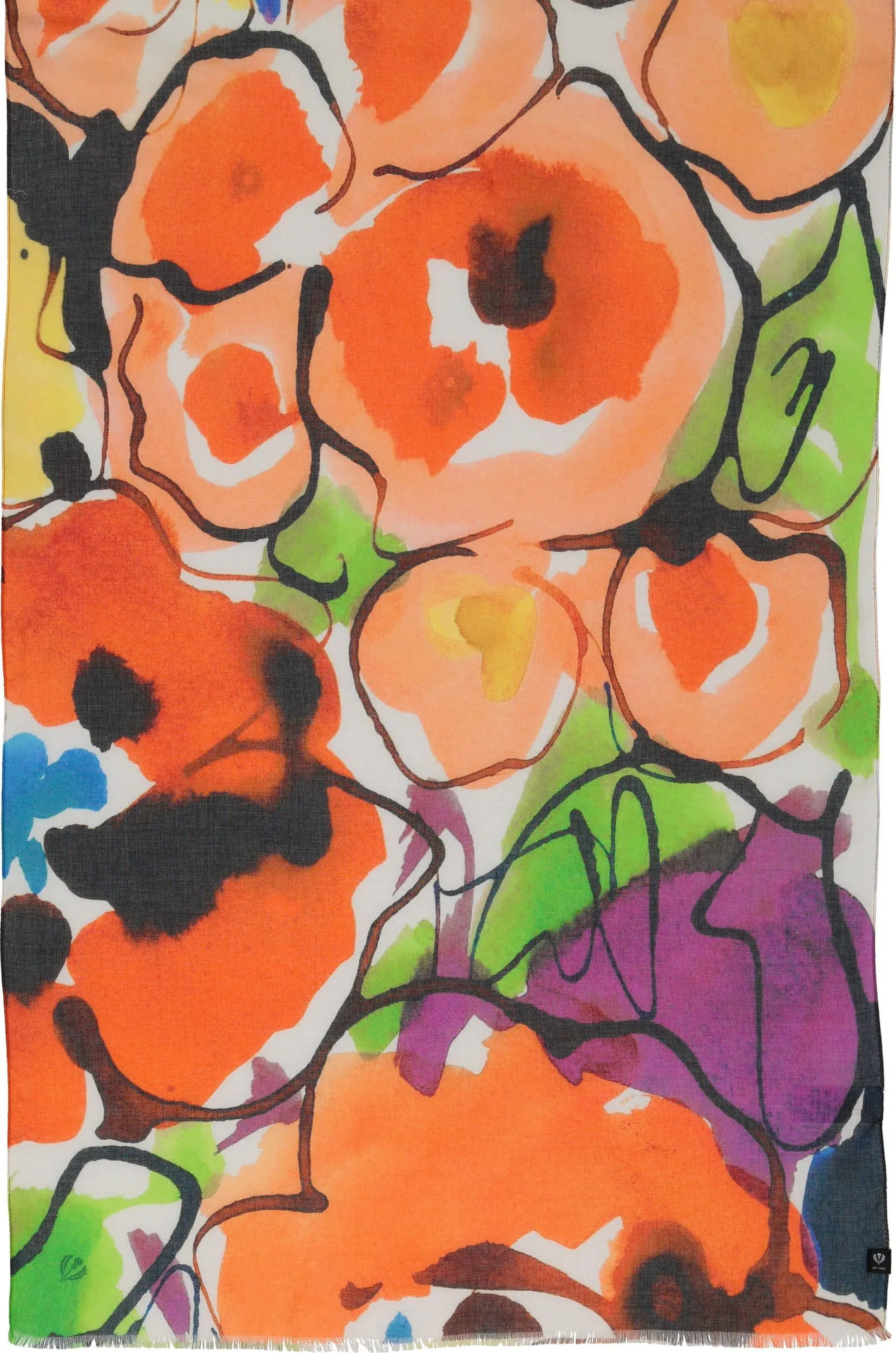 Sustainability Edition Exploded Floral Scarf