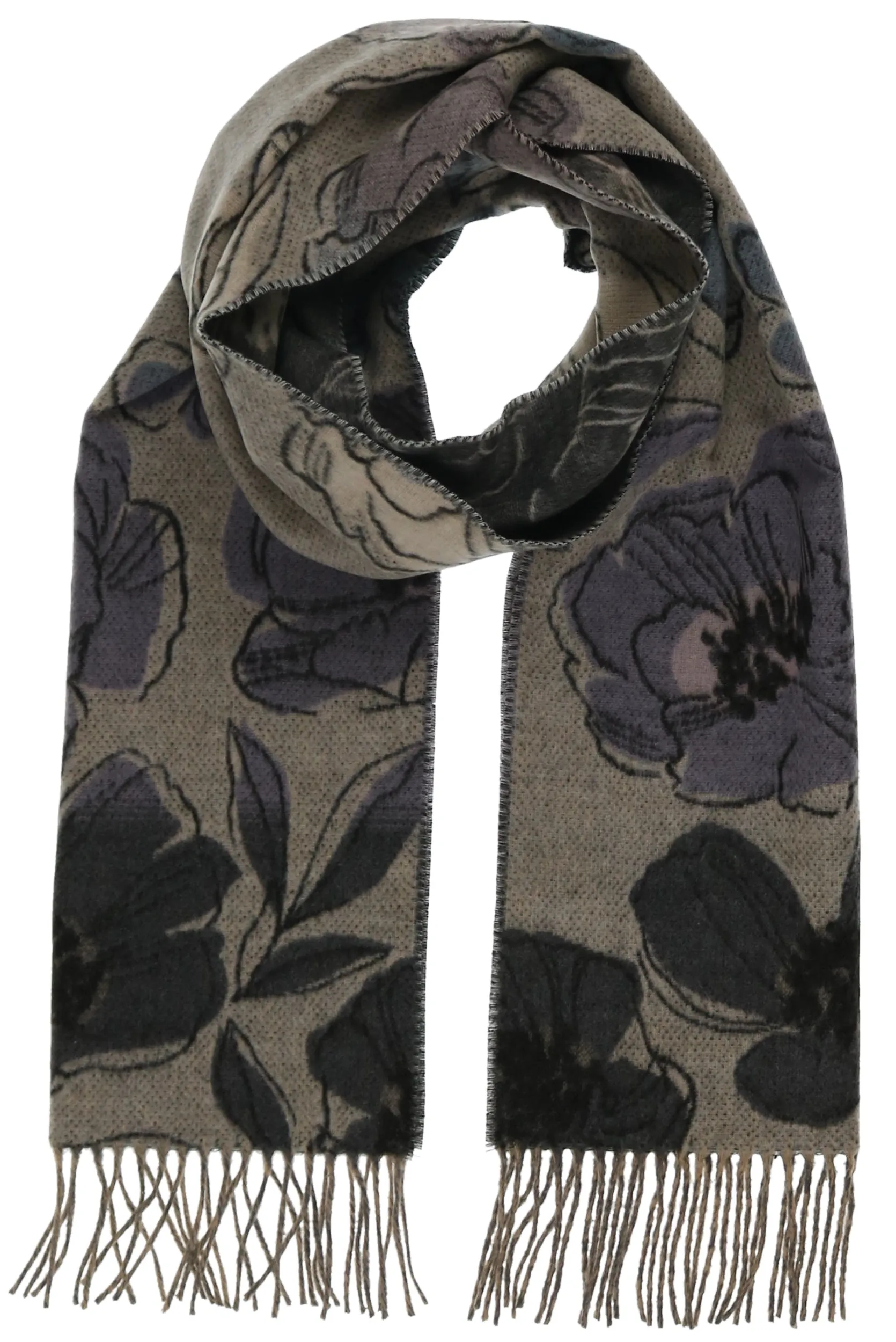 Sustainability Edition Sketched Petals Cashmink® Scarf