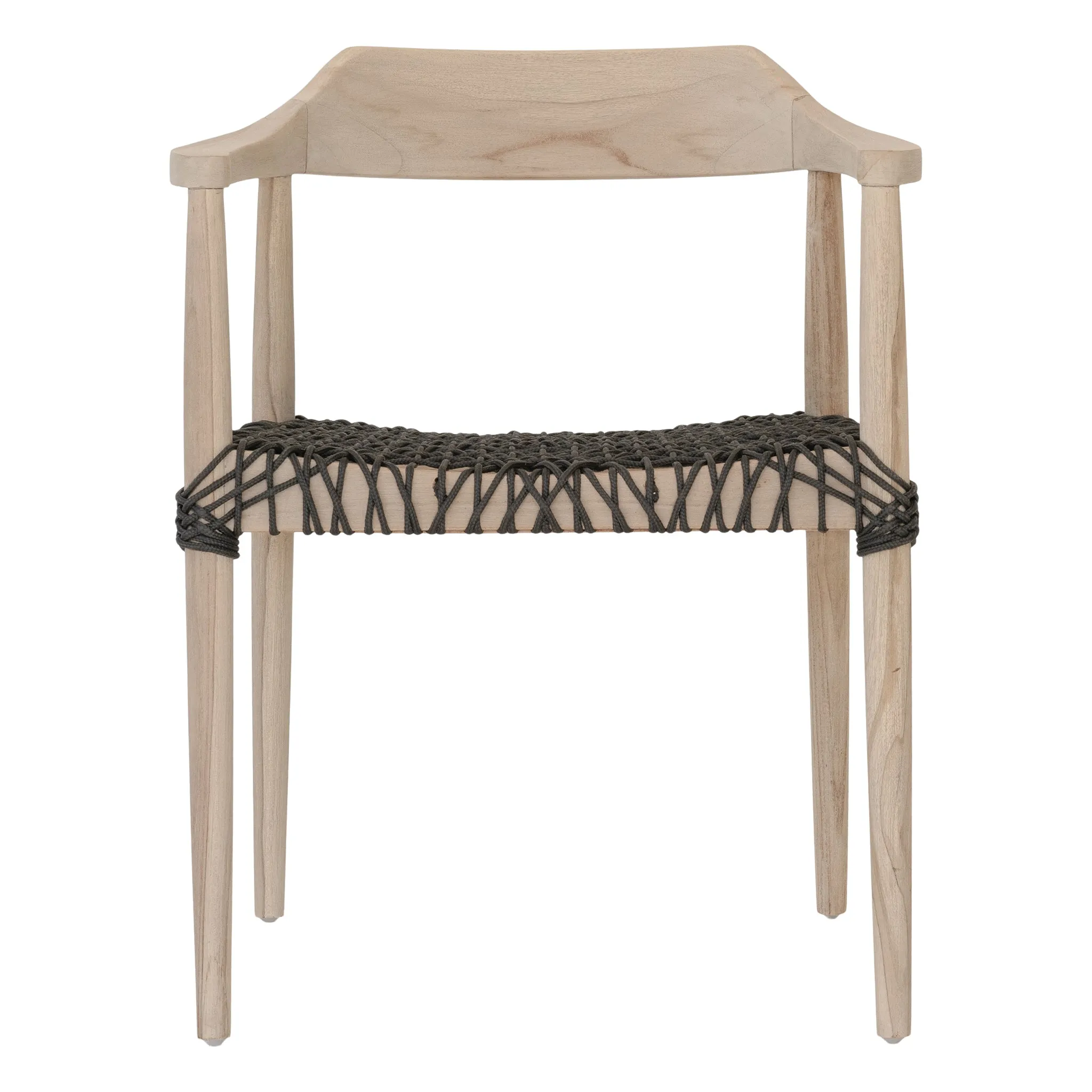 SWENI HORN ROPE ARMCHAIR | CHARCOAL