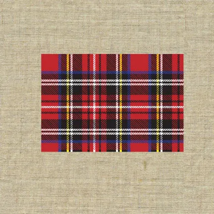 Tartan Deluxe Triple Thick Note Cards