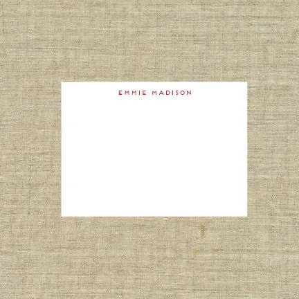Tartan Deluxe Triple Thick Note Cards
