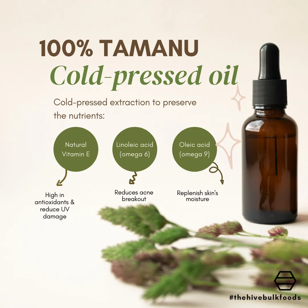 The Hive Tamanu Oil (15ml)