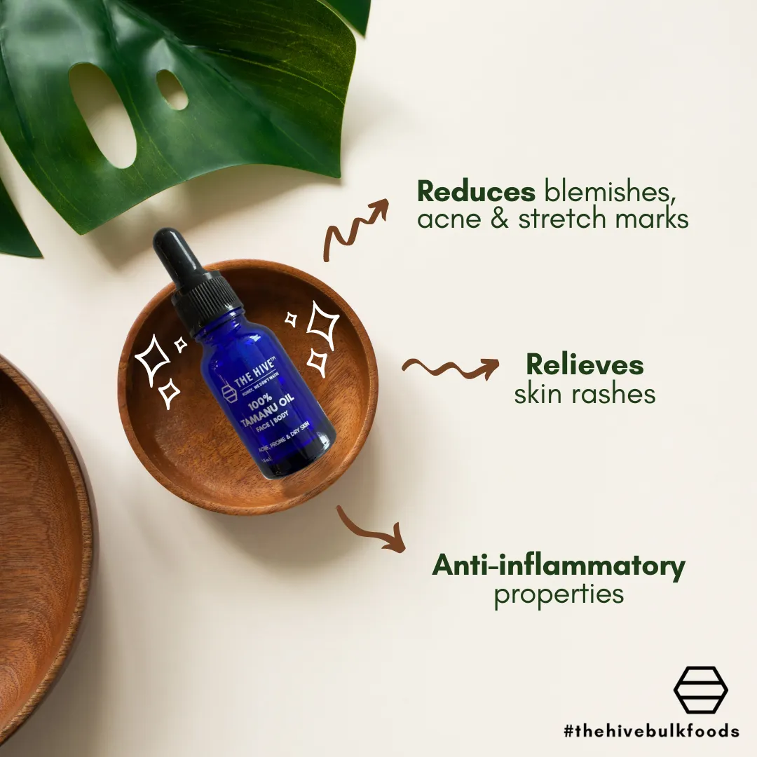 The Hive Tamanu Oil (15ml)